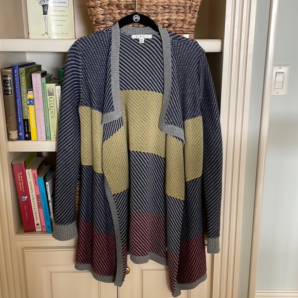 CAbi Color Block Blanket Sweater - Picture 1 of 5
